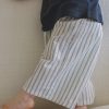 （團購）純綿細條紋寬褲